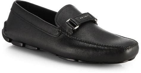 prada slip on mens shoes|Prada men's moccasins.